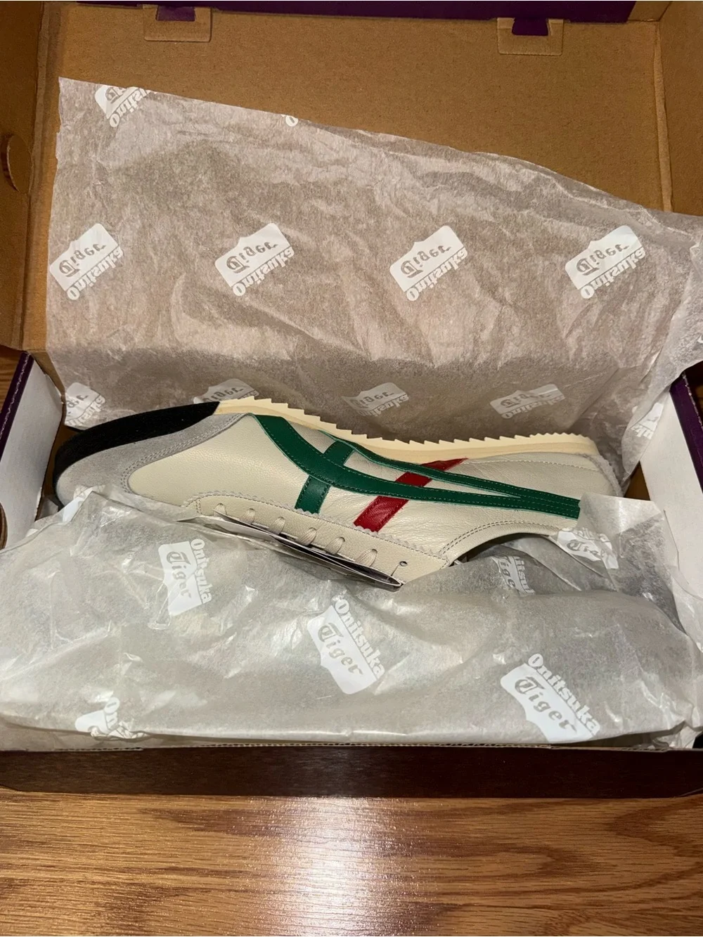 Onitsuka Tiger Mexico 66 Deluxe Nippon Made Cream/Green